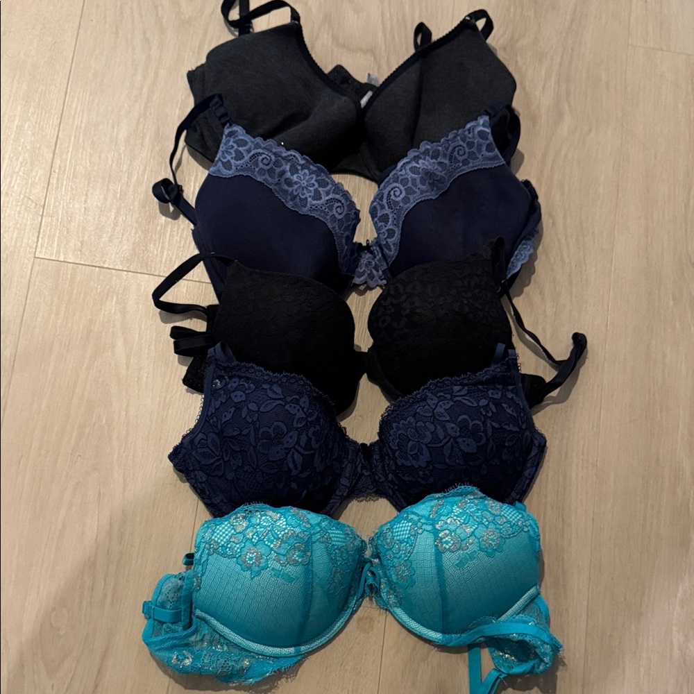 5 Lace Bras Collection - No broken clips. Pink, Aerie, Ambrielle